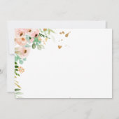 Little Miss Onederful 1. Geburtstag Einladung Flor (Rückseite)