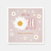 Little Miss Onederful 1. Geburtstag Serviette (Vorderseite)