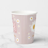 Little Miss Onederful 1st Birthday Pappbecher (Rechts)