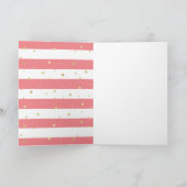 Little Miss Onederful 1st Birthday Photo Karte (Innenseite)