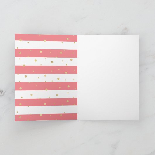 Little Miss Onederful 1st Birthday Photo Karte (Innenseite)