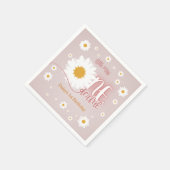 Little Miss Onederful 1st Birthday Serviette (Ecke)