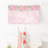 Little Miss ONEderful 1st First Birthday Banner (Insitu)