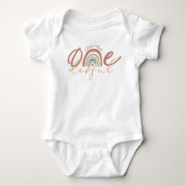 Little Miss Onederful Baby Strampler