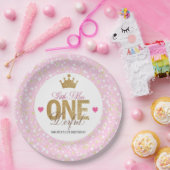 Little Miss onederful Birthday Pappteller (Party)