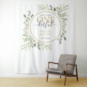 Little Miss ONEderful First Birthday Foto Stand Wandteppich (Beispiel)