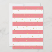 Little Miss Onederful Foto 1. Geburtstag Einladung (Rückseite)