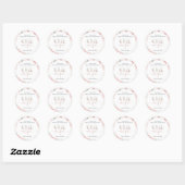 Little Miss Onederful Round Sticker (Blatt)