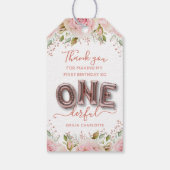 Little Miss Onederful Vielen Dank Geschenkanhänger (Rückseite)