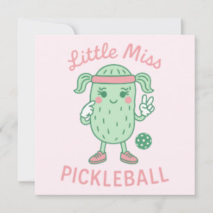 Little Miss Pickleball Karte