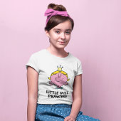 Little Miss Princess | Crown Background Tri-Blend Shirt