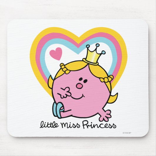 Little Miss Princess | Herz Mousepad (Vorne)