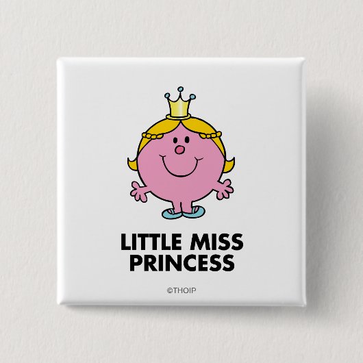 Little Miss Princess | Hintergrund Button (Vorderseite)