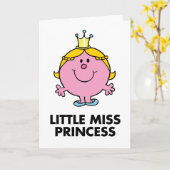 Little Miss Princess | Hintergrund Karte (Gelbe Blume)