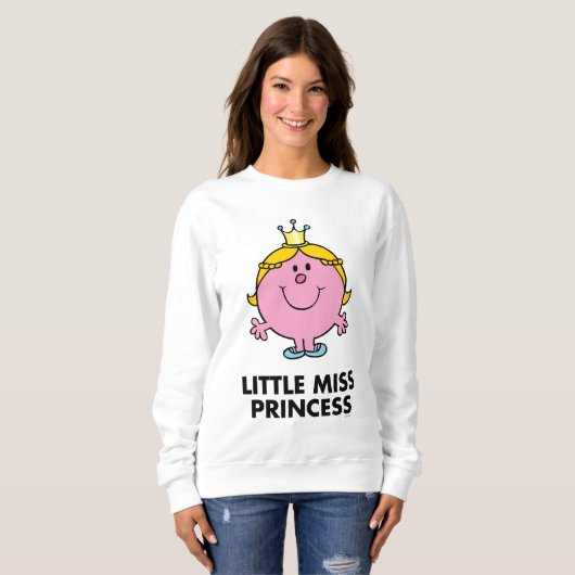 Little Miss Princess | Hintergrund Sweatshirt (Vorne ganz)