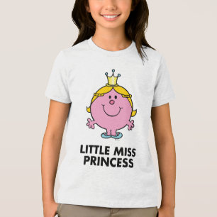 Little Miss Princess   Hintergrund Tri-Blend Shirt