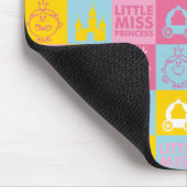 Little Miss Princess | Hübsches Muster Mousepad (Ecke)