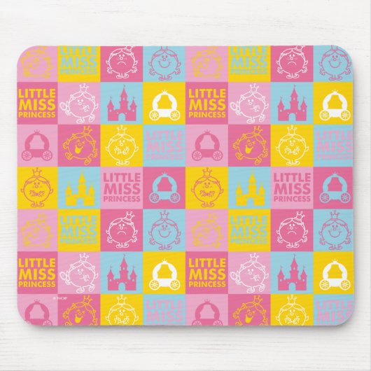 Little Miss Princess | Hübsches Muster Mousepad (Vorne)