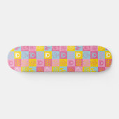 Little Miss Princess | Hübsches Muster Skateboard (Horizontal)
