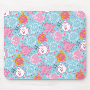 Little Miss Princess   Hübsches rosa und blaues Mu Mousepad
