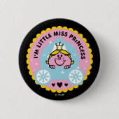 Little Miss Princess | Ich bin Prinzessin Button (Vorderseite)