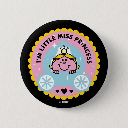 Little Miss Princess | Ich bin Prinzessin Button (Vorderseite)