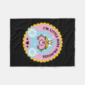 Little Miss Princess | Ich bin Prinzessin Fleecedecke (Vorderseite (Horizontal))