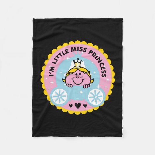 Little Miss Princess | Ich bin Prinzessin Fleecedecke (Vorderseite)