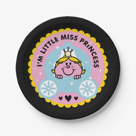 Little Miss Princess | Ich bin Prinzessin Pappteller (Vorderseite)