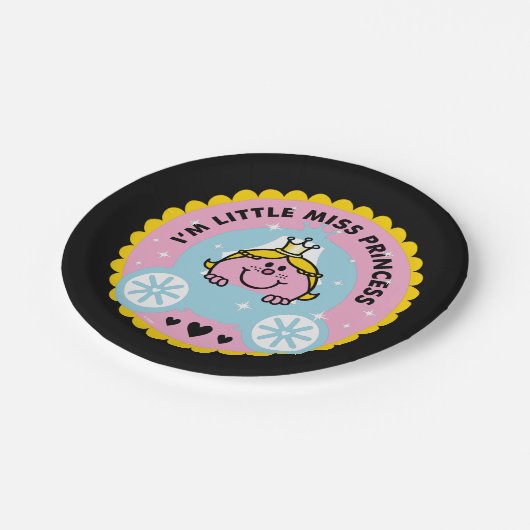 Little Miss Princess | Ich bin Prinzessin Pappteller (Schrägansicht)
