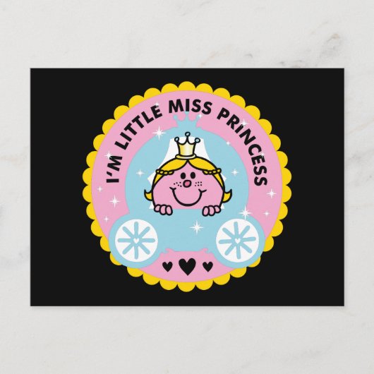 Little Miss Princess | Ich bin Prinzessin Postkarte (Vorderseite)