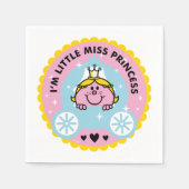 Little Miss Princess | Ich bin Prinzessin Serviette (Vorderseite)