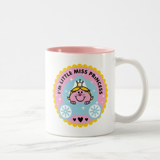Little Miss Princess | Ich bin Prinzessin Zweifarbige Tasse (Rechts)