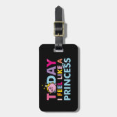 Little Miss Princess | Ich fühle mich wie eine Pri Gepäckanhänger (Vorderseite vertikal)