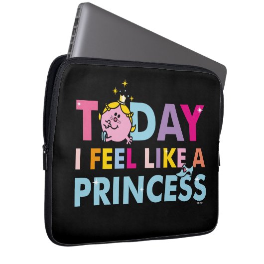 Little Miss Princess | Ich fühle mich wie eine Pri Laptopschutzhülle (Vorne Rechts)