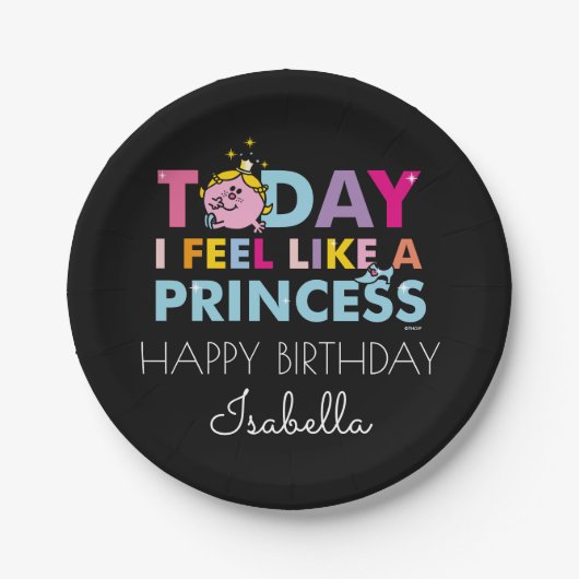 Little Miss Princess | Ich fühle mich wie eine Pri Pappteller (Vorderseite)