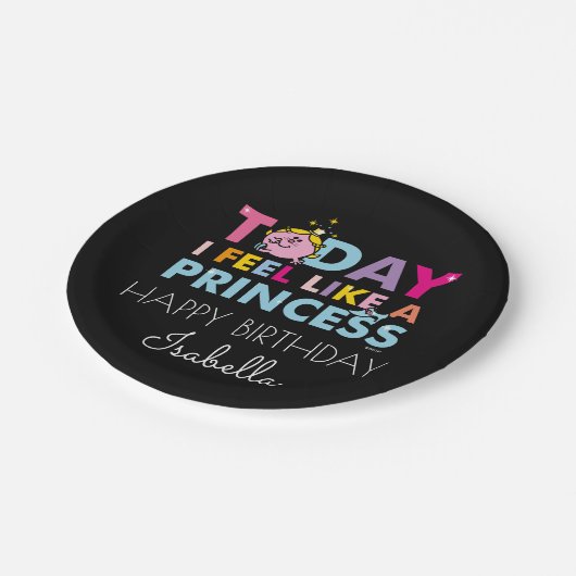 Little Miss Princess | Ich fühle mich wie eine Pri Pappteller (Schrägansicht)