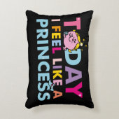 Little Miss Princess | Ich fühle mich wie eine Pri Zierkissen (Vorderseite(Vertikal))