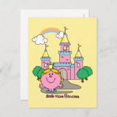 Little Miss Princess | Königsschloss Postkarte (Vorne/Hinten)