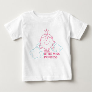 Little Miss Princess   Kopf in die Wolken Baby T-shirt