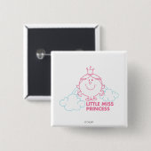 Little Miss Princess | Kopf in die Wolken Button (Vorne & Hinten)