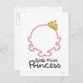 Little Miss Princess | Leerstelle Postkarte (Vorne/Hinten)