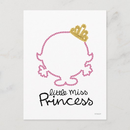 Little Miss Princess | Leerstelle Postkarte (Vorderseite)