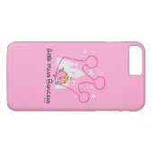 Little Miss Princess | Riesenrosa Krone Case-Mate iPhone Hülle (Rückseite (Horizontal))