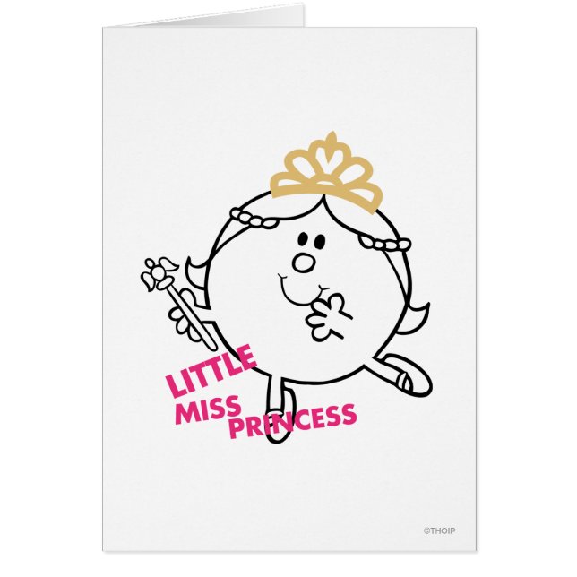 Little Miss Princess | Rosa Buchstaben (Vorne)