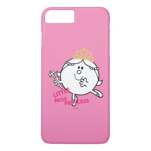 Little Miss Princess | Rosa Buchstaben Case-Mate iPhone Hülle (Rückseite)