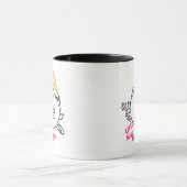 Little Miss Princess | Rosa Buchstaben Tasse (Zentrum)