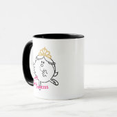 Little Miss Princess | Rosa Buchstaben Tasse (Vorderseite Links)