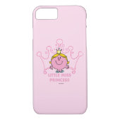 Little Miss Princess | Rosa Fünf gepunktete Krone Case-Mate iPhone Hülle (Rückseite)
