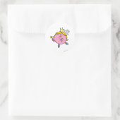 Little Miss Princess | Royal Scepter Runder Aufkleber (Tasche)